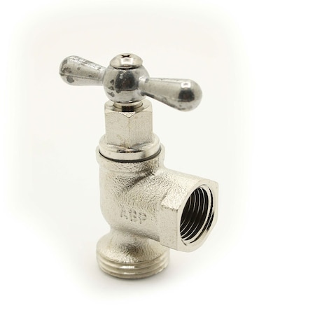 Thrifco Plumbing 249, 1/2 FIP x 3/4 GHT Top Handle Washing Machine Valve 6415152